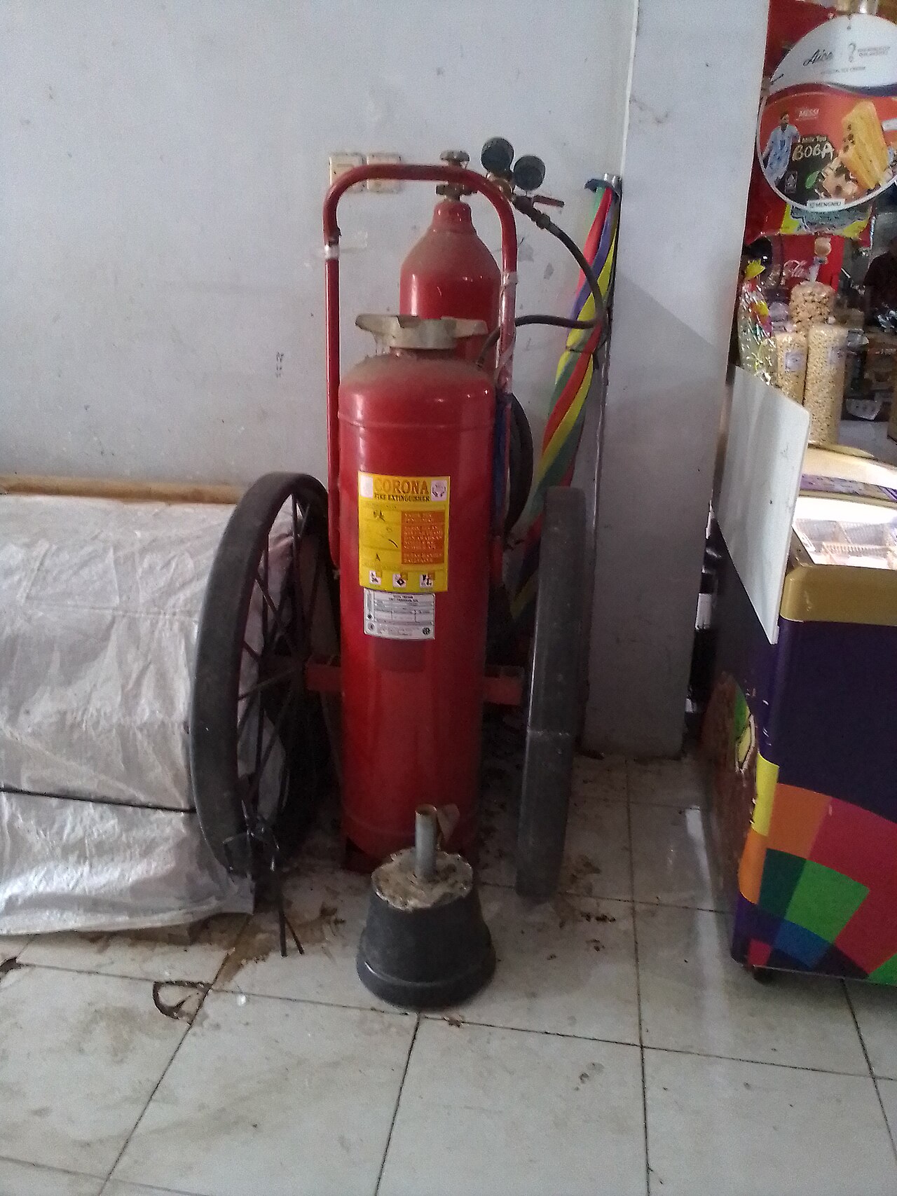 Operasi pemadaman kebakaran kadia